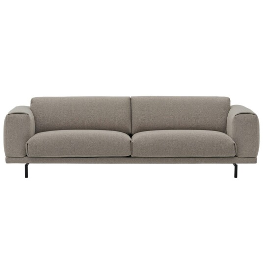 Muuto Rest 3 seter Sofa Hearth 6 3 seters Sofaer Ull Beige 36083 BLCK_6