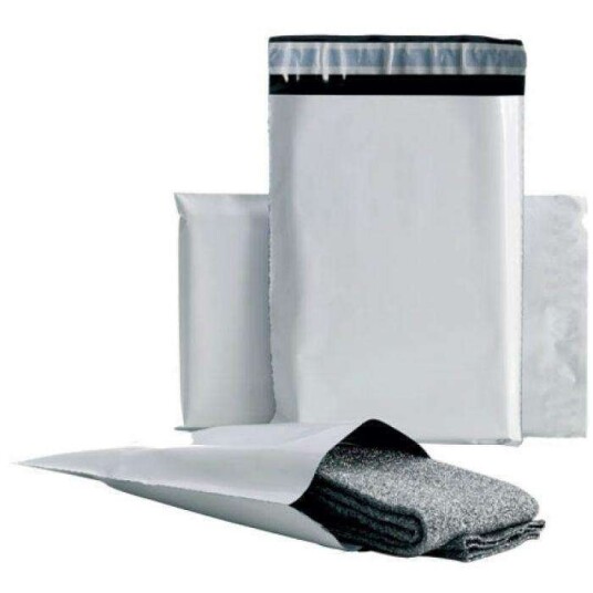 50 stk Hvit e-handelspose - Brevpose - 25 x 35 cm