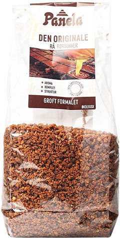 Panela Rørsukker grovt malt Øko 500 g Panela Rørsukker grovt malt Øko 500 g