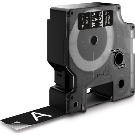 Dymo Tape D1 19mm White/black Bottom Dymo Tape D1 19mm White/black Bottom