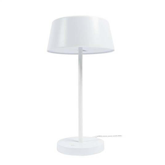 Lindby Milica LED-bordlampe, hvit, dimbar
