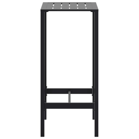 Barbord svart 50x50x110 cm pulverlakkert stål Barbord svart 50x50x110 cm pulverlakkert stål