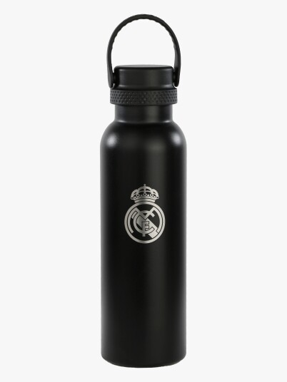 Real Madrid Stainless Steel Vannflaske 600ml Blå