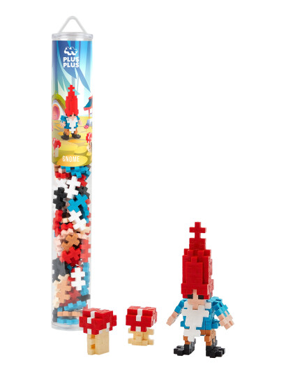 Plus-Plus Plus-Plus Gnome / 100 Pcs Tube - Multi/patterned - ONE SIZE