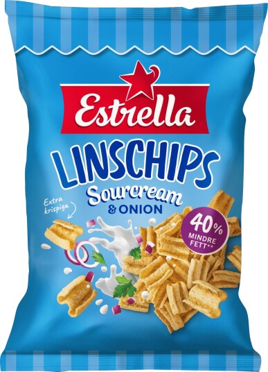 Estrella Linschips Sourcream & Onion 90 gram