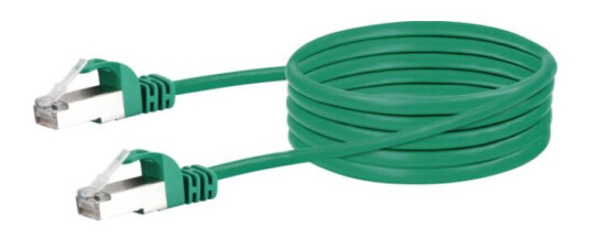 SCHWAIGER CAT6 Netzwerkkabel , S/FTP, 1,0m, grün SCHWAIGER CAT6 Netzwerkkabel , S/FTP, 1,0m, grün