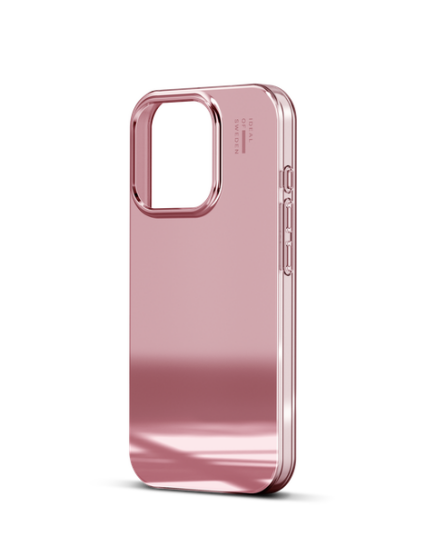 IDEAL OF SWEDEN Mirror Case MagSafe iPhone 16 Pro Mirror Rose Pink