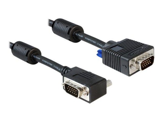 Delock 2m VGA Kabel HD-15 Hankjønn til Hankjønn