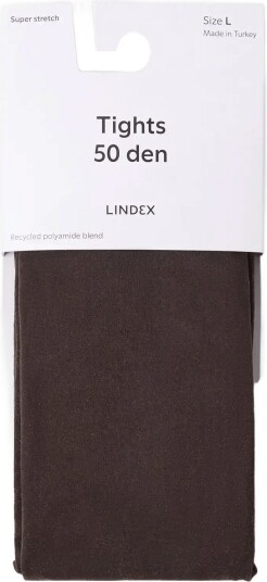 Lindex Matt Tights 50 Denier Brown XL