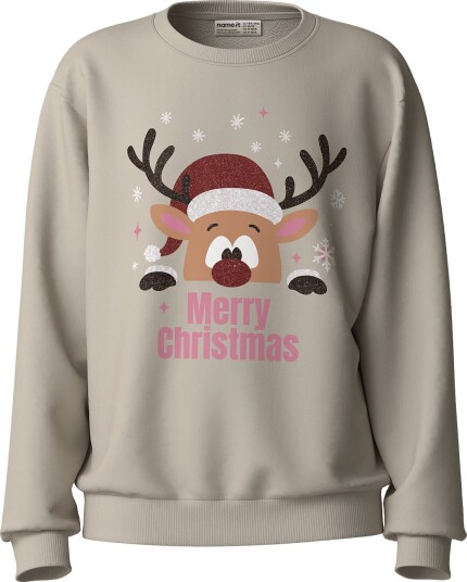 Name It Nkfvertrud Ls Nreg Sweat Bru   PEYOTE   122 128
