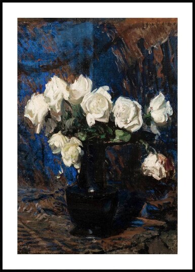 Leon Wyczółkowski   White Roses Plakat Plakat / 100x150cm
