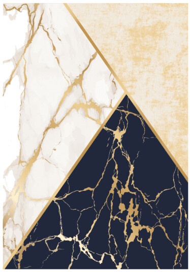 Wilton teppe Canelli beige/hvit/blå Størrelse: 160 x 230 cm