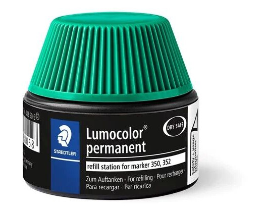 Staedtler Refill ink 4 pcs Lumocolor perman. Green