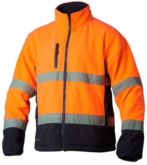 Top Swede Vindtät Fleecejacka 264 Orange M