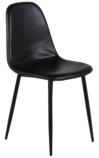 Venture Design Polar spise stol Svart Konstläder/svart Svart