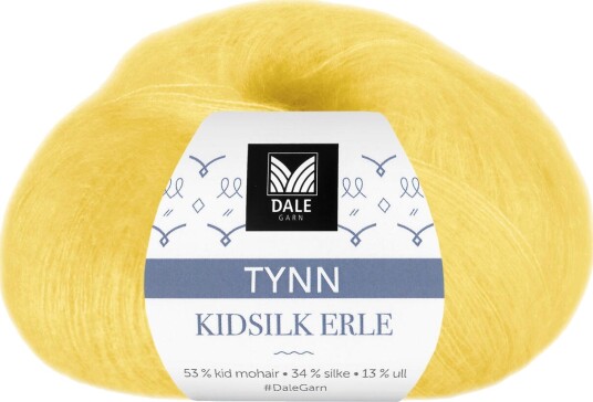 Dale Garn Dale Tynn Kidsilk Erle 4033 Gul Dale Garn Dale Tynn Kidsilk Erle 4033 Gul