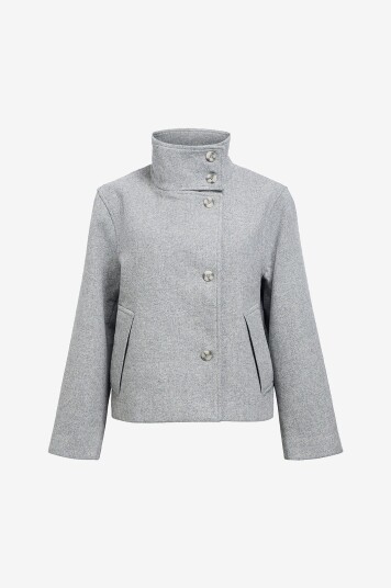 Object Jakke objRiki RE Short Jacket Grå