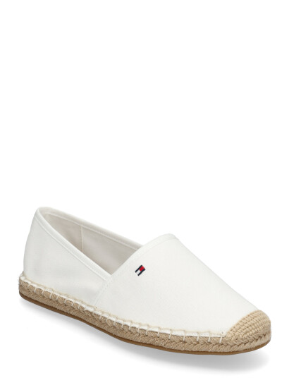 Tommy Hilfiger Flag Canvas Espadrille White 39