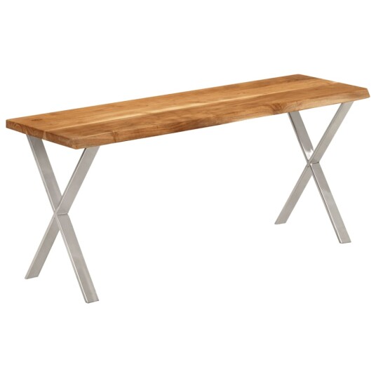 Benk med naturlig kant 105 cm heltre akasie 8721012364837 Benk med naturlig kant 105 cm heltre akasie 8721012364837