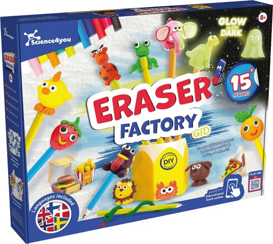 Science4You Eraser Factory Multi Coloured One Size
