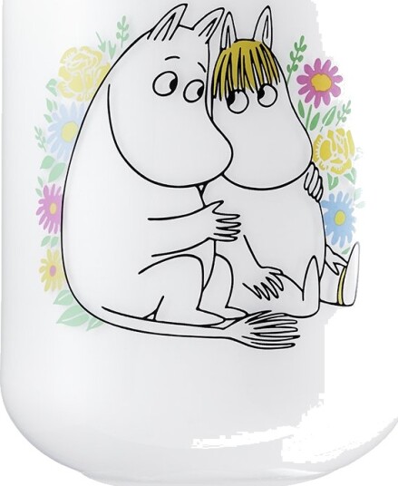 Muurla Mummi vase 19 cm blomster hvit Muurla Mummi vase 19 cm blomster hvit