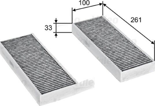 Kupefilter VALEO 715805 Kupefilter VALEO 715805