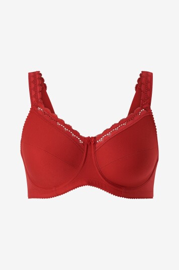 Miss Mary of Sweden - Spile-bh Cotton Comfort - Rød