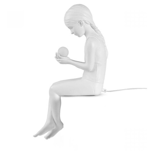 Seletti Inner Glow Mini Girl Bordlampe Hvit Seletti Inner Glow Mini Girl Bordlampe Hvit