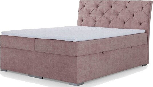 Box Spring Eltap Balvin 160x200 cm Soro 61 Rosa