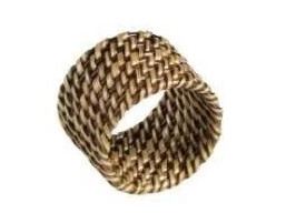 Pillivuyt Napkin ring 4.5 x 3.5 cm Light/Dark brown Nito wicker Pillivuyt Napkin ring 4.5 x 3.5 cm Light/Dark brown Nito wicker
