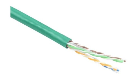 Act Cat6a - 305M 305M Cat6a U/Utp (Utp) Grønn Nettverkskabel (Ep457b)