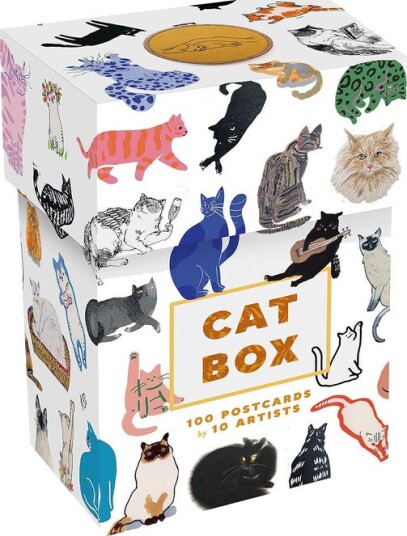 Cat Box 100 Postcards by 10 Artists