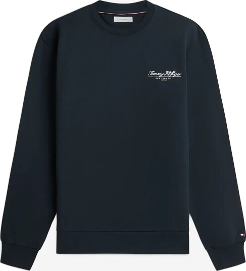 Tommy Hilfiger Brand Love Script Sweatshirt NAVY BLUE M
