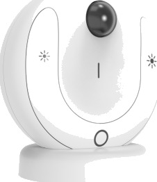 Loevschall Cue fjernkontroll med sensor SingleWhite hvit