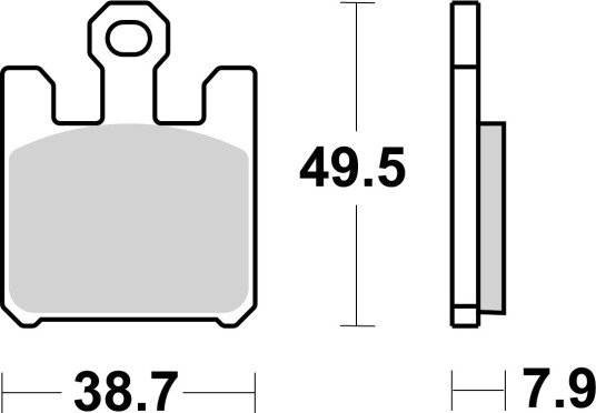 sbs 788HS Bremseklosser sbs 788HS Bremseklosser