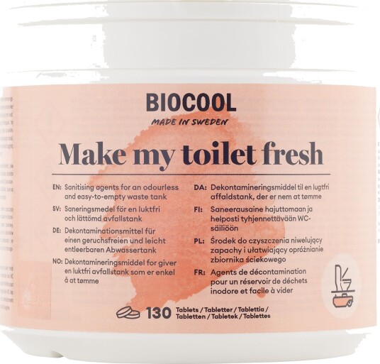Biocool Make my toilet fresh 125 tabletter