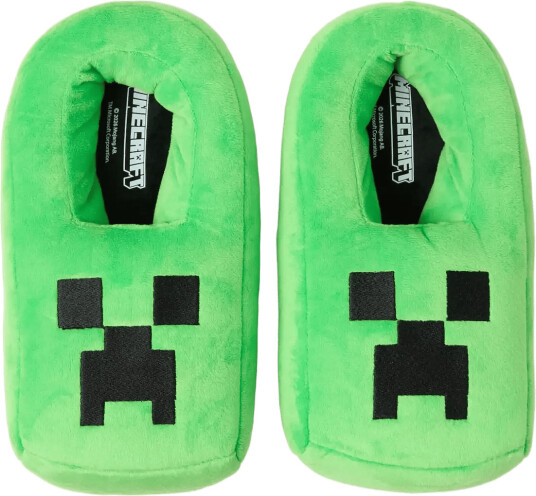 Lindex Minecraft Slippers Green 31/32
