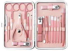 UNIQ 18 i 1 Manicure / Grooming Kit Rosegull   18 stk.