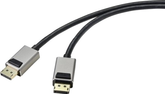 Speaka Professional Sp-9510452, 3 M, Displayport, Displayport, Hankjønn, Hankjønn, 7680 X 4320 Piksler Speaka Professional Sp-9510452, 3 M, Displayport, Displayport, Hankjønn, Hankjønn, 7680 X 4320 Piksler