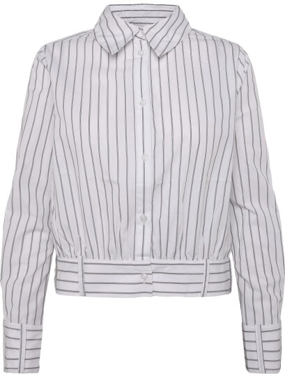 Laagam Ryka White Striped Shirt   WHITE   L/40