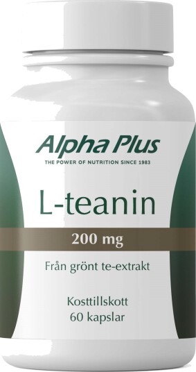 Alpha Plus L teanin 200 mg 60 stk