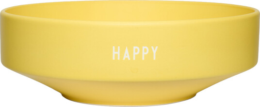 Design Letters favorittskål large Yellow
