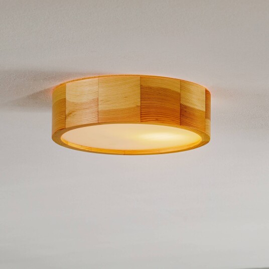 Envostar Kerio taklampe Ø 27 cm naturfuru