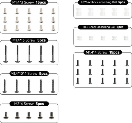 BETAFPV Meteor65/75 Pro O4 Screw Pack