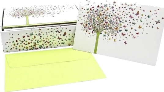 Peter Pauper Press Mini Kort Tre Sommerfugler | Peter Pauper Press Mini Kort Tre Sommerfugler |