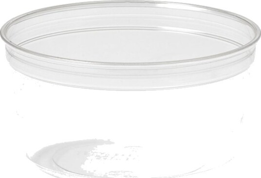Duni Crystal Deli Bolle Rund Polyetylentereftalat Pet Gjennomsiktig Monokromatisk 350 Stykker