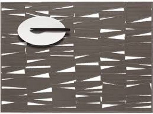 CHILEWICH The Modern Spisebrikke 36x48cm SMOKE