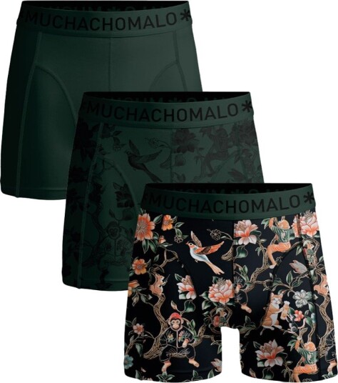 Muchachomalo 1010 Tree Friends 3pk Boxer Print/print/solid XXL