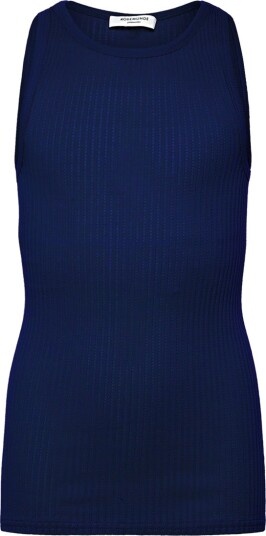 Rosemunde Topp Rib Baku Navy Rosemunde 14 år 164 Singlet Blå