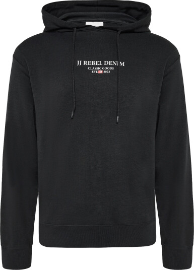 JJ REBEL Jrebjeans Rebel Print Sweat Hood Sn Black XXL
